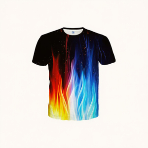 เสื้อยืดลำลองสำหรับผู้ชายเสื้อกีฬาสีขาวดำผ้าคอตตอน100% ขนาดใหญ่พิเศษปรับแต่งได้ - Product Image 3