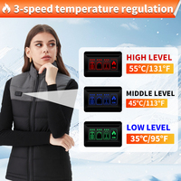Gilet Chauffant Rechargeable pour Hommes, Vestes Chauffantes Électriques pour l'Hiver, les Activités de Plein Air, la Chasse et le Ski