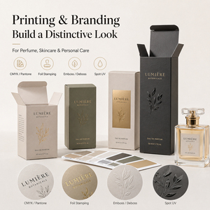 Scatola di Carta Ecologica Riciclabile per Cosmetici con Stampa in Lamina d'Oro e Rivestimento UV - Product Image 6