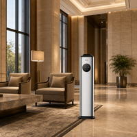 Diffuseur d'arômes autonome commercial 5000 CBM en aluminium, machine électrique sans eau pour diffusion de parfum, Wi-Fi, pour hall d'hôtel, centre commercial