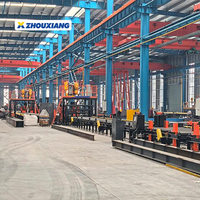 Lini Produksi Baja H Beam Horizontal dengan Komponen Bantalan & Mesin