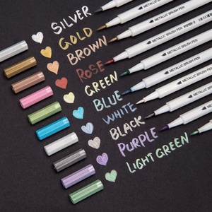 Marcadores de Pintura Artística Metálicos Multicolores, Rotuladores de Pintura Decorativa, Juego de Rotuladores de Colores para Niños, Juego de Dibujo Artístico - Product Image 3