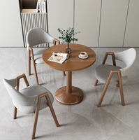 Ensemble table et chaises de réception minimaliste et moderne, ensemble de table à manger pour salon de thé et café