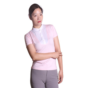 Camisas <span class=keywords><strong>de</strong></span> espectáculo <span class=keywords><strong>de</strong></span> equitación <span class=keywords><strong>Camisetas</strong></span> <span class=keywords><strong>de</strong></span> manga corta ecuestres Capa base Polo ecuestre <span class=keywords><strong>Camisetas</strong></span> <span class=keywords><strong>de</strong></span> equitación - Product Image 5