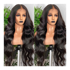 Pelucas al por Mayor, 100% Cabello Humano, Ondulado, con Frente de Encaje Transparente HD Original para Mujeres Negras - Product Image 1