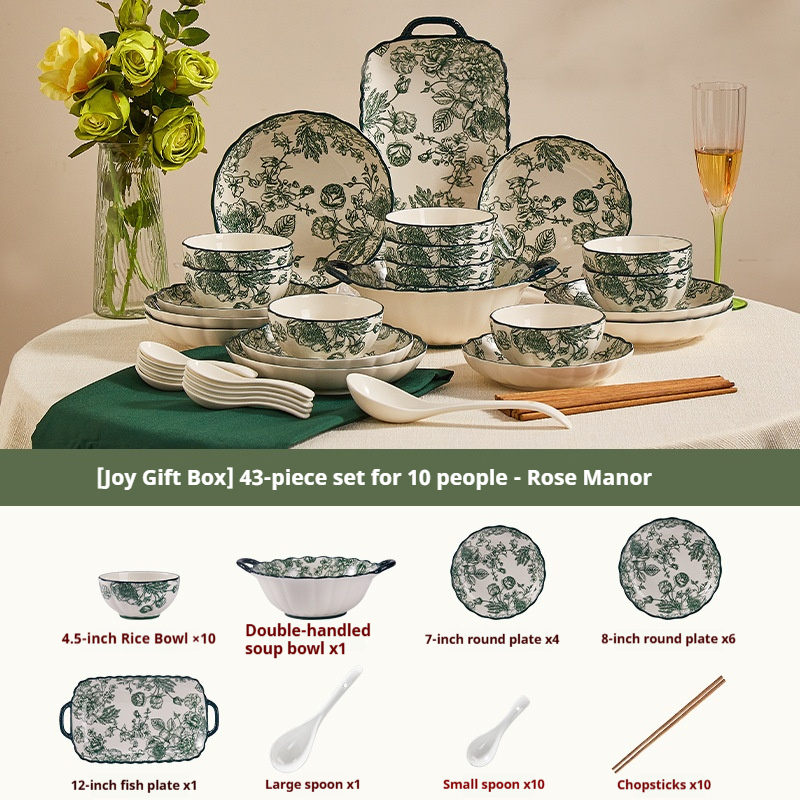 Green-43 pcs for 10 people