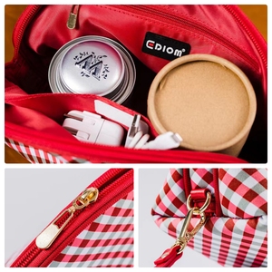 Bolsa de Maquillaje Personalizada, Estuche Cosmético Personalizado, Bolsa de Aseo para Hombres y Mujeres, Organizador de Maquillaje de Viaje, Caja de Almacenamiento para Brochas - Product Image 3