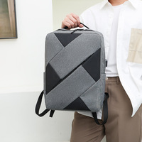 2022 conception chaude bas quantité minimale de commande voyage affaires sac à dos pour ordinateur portable packs personnalisés de 3 ensemble avec sac de poitrine