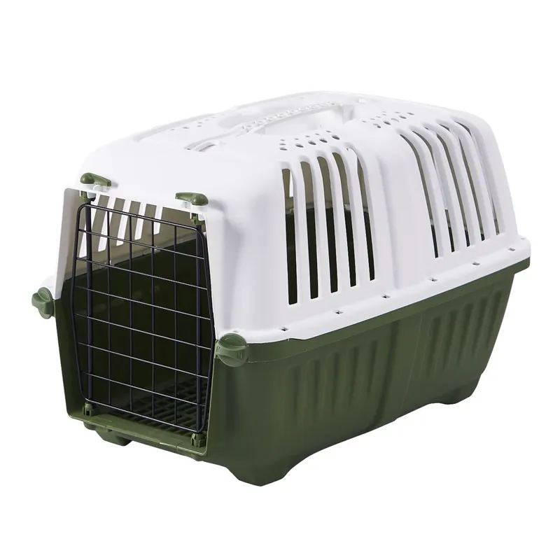 Luxury Plastic Fashion Airline Approved Pet Transport Box Cat Cage Dog Travel Carrier Plastic Pet Carrier
