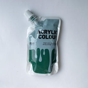 Pigment acrylique en sac 100ML pour enfants Graffiti Art Studio <span class=keywords><strong>peinture</strong></span> murale peinte à la main sur toile papier de verre - Product Image 4