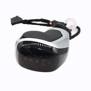 Pommeau de levier de vitesse LED pour voitures Volkswagen avec éclairage, design ergonomique entièrement en cuir - Product Image 3