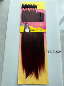 BELEZA T1B/27 #   STW326+1 320G Extensiones de Cabello Liso Trenzado de 32 Pulgadas, Moda Actual, Venta al Por Mayor, Calidad de Fábrica, Muy Popular - Product Image 4