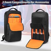 Kustom tahan air poliester DJ pengendali ransel ritsleting penutup Padded Laptop Lengan membawa kasus untuk DDJ