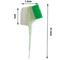 Brosses à teindre les cheveux multifonctionnelles professionnelles en acier inoxydable avec manche, peignes à double face, usage domestique, Maizhu MZ-007B