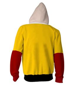 Ecowalson Nuova Felpa con Cappuccio <span class=keywords><strong>Anime</strong></span> <span class=keywords><strong>One</strong></span> <span class=keywords><strong>Punch</strong></span> <span class=keywords><strong>Man</strong></span> Saitama Oppai, Costume Cosplay, Nuova Giacca Harajuku - Product Image 4