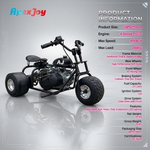 Kart à essence tout-terrain 3 roues, mini-<span class=keywords><strong>trike</strong></span>, buggy pour adultes, karting, go-kart à essence, kart de course, kart de <span class=keywords><strong>drift</strong></span> - Product Image 3