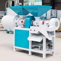 Farine de maïs industrielle Miller Degerminate Grinder Crack Mealie Fraisage Moulin à maïs Machine avec le prix de la Tanzanie