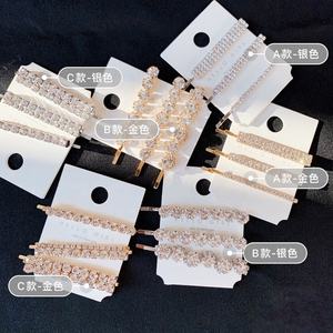 Accessori quotidiani per feste di lusso barrette scintillanti per lo Styling di Bling barrette per capelli con strass a forma di diamante in cristallo grande per donne ragazze - Product Image 4