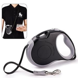 Tali Kekang Anjing Truelove Hot RTS Nylon Retractable, Harness Bahu Reflektif, Nyaman, Mewah, Dapat Diperpanjang, Hands-Free - Product Image 1