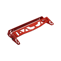 Braket Plat Nomor Mobil Universal dari Aluminium Alloy Neon Chrome, Dapat Diputar dan Disesuaikan
