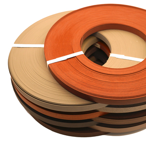 Borda do <span class=keywords><strong>PVC</strong></span>/<span class=keywords><strong>Red</strong></span> Oak Bandas de borda folheado madeira Tiras plásticas flexíveis para a proteção da cozinha para a mobília