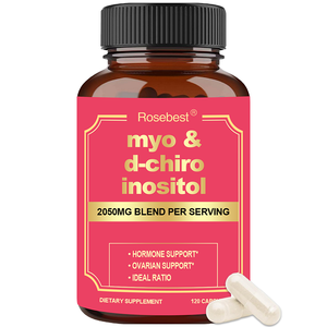 Pabrik Cina Grosir Formula Khusus Myo <span class=keywords><strong>Inositol</strong></span> dan D Chiro <span class=keywords><strong>Inositol</strong></span> 40:1 Kapsul Suplemen Kapsul Penyeimbang Hormon Wanita - Product Image 1