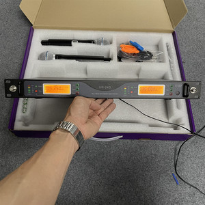 ไมโครโฟนไร้สายสำหรับโบสถ์ภายนอก UR24D ความถี่640-690MHz ความถี่ UHF ไร้สาย - Product Image 3