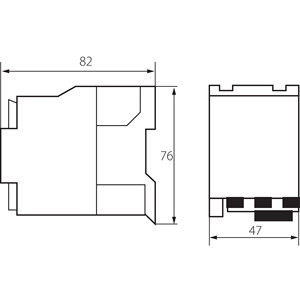 คอนแทคเตอร์ไฟฟ้า Ideal Kcp 24V AC 9A 3P 1NO IP20 - Product Image 2