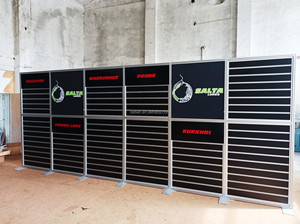 Reusable Slatwall Exhibition Stand Customized Portable <strong>Booth</strong> <strong>Design</strong> Exhibition Trade Show <strong>Booth</strong> 10-10 - Product Image 2