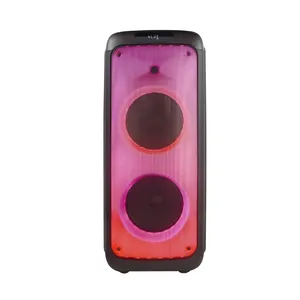 Temeisheng Outdoor Party Rgb Light Speaker 10 Inch Geluidsapparatuur/Versterkers/Knipperlicht Luidspreker Karaoke Machine