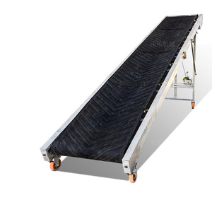 Convoyeur à bande de 800 mm en caoutchouc, vitesse réglable, pour la logistique, durable - Product Image 1