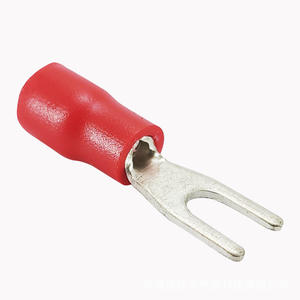 เทอร์มินัลหุ้มฉนวนรูปส้อมสำหรับวิศวกรรมเคมี Sv1.25 2 3.5 5.5 ทองแดงบริสุทธิ์ สายไฟแบบอัดเย็น สไตล์ยุโรป - Product Image 2