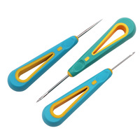 Outils de couture coniques trou rond cône accessoire chaussures en cuir réparation aiguilles à coudre détachables poinçon crochet aiguille main Stitcher