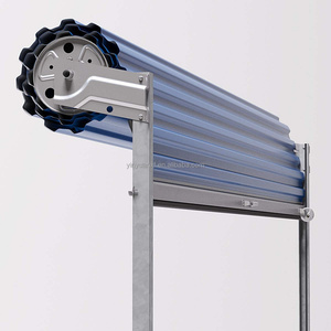 Nueva Puerta de <span class=keywords><strong>persiana</strong></span> <span class=keywords><strong>enrollable</strong></span> ignífuga de seguridad de estilo Industrial, puertas enrollables manuales de estilo australiano, puerta de garaje de almacén de acero - Product Image 1