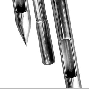 Sonde d'échantillonnage de grains industrielle OEM SUS3515, 150 cm, en acier inoxydable SUS304, double tube, pour riz, maïs, soja - Product Image 1