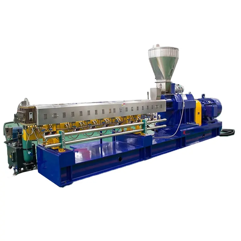 China Parallel Granulator Tweelingschroefextruder Voor Pp/Pe/Pc/Pa/Abs/Pvc/Hdpe/Ldpe