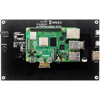צג נייד בגודל 7 אינץ' מסוג IPS LCD עם מסך מגע קיבולי ברזולוציית 1024x600 ללא רמקול עבור Raspberry Pi 5 4B 3B+ מחשב נייד