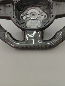 Volante de Fibra de Carbono para Volvo <span class=keywords><strong>XC40</strong></span>, S90, S60, V60, V90, S40, V40, XC60, <span class=keywords><strong>XC40</strong></span>, XC90, Modificación con Material de Cuero, Accesorio para Auto - Product Image 4