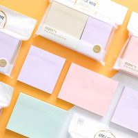 Notas Adhesivas Transparentes Reutilizables con Índice de Color Morandi Personalizadas al por Mayor, Bloc de Notas Kawaii