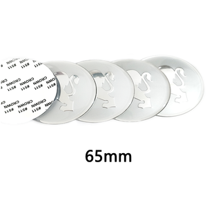 Copricerchi da 56mm 65mm per auto, adesivi <span class=keywords><strong>logo</strong></span> per coprimozzo, emblema distintivo per <span class=keywords><strong>Peugeot</strong></span> 107 108 206 207 307 308 408 508 2008 3008 - Product Image 5