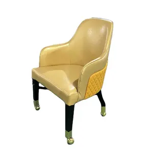 Chaise de Machine à sous avec accoudoir, confortable, de qualité Casino, Logo brodé, Vip, Baccarat avec rouleaux