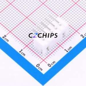ZX-XH2.54-5PWZ Wire-to-Board Pin Header Bent Lead Through Hole,P=2.5mm Connector 1x5P 2.5mm Right Angle Insert XH - Product Image 2