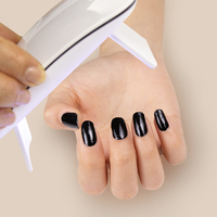 Huizi None-Toxic Durable Real Gel Nail Stickers Fashion Gel Bandes OEM ODM Disponible