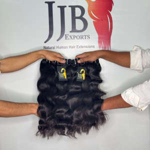 Paquetes de cabello virgen indio con cutícula alineada, cabello humano Deepwave para proveedores, paquetes de cabello brasileño ondulado sin procesar - Product Image 1