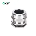 304 stainless steel cable glands connector metal shielded joint wiring joints IP68 waterproof PG7 PG9 PG 11 PG13.5 PG21 PG63