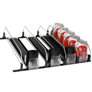 Système de distributeur automatique de boissons intelligent, étagère <span class=keywords><strong>à</strong></span> canettes de soda, pousseur d'affichage, <span class=keywords><strong>support</strong></span> <span class=keywords><strong>à</strong></span> <span class=keywords><strong>roulettes</strong></span>, organisateur de boissons <span class=keywords><strong>pour</strong></span> réfrigérateur - Product Image 4