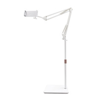 Support de sol stable et réglable en hauteur pour tablette, bras articulé rotatif à 360 degrés avec ressort, support de téléphone pour lecture au lit et appels vidéo