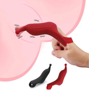 Mini Wireless Finger Vibrator Ärmel Silikon Sexspielzeug für Frauen <span class=keywords><strong>Massage</strong></span> & weibliche Mastur bator für Paare - Product Image 3