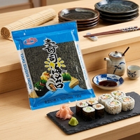 Algues Nori Grillées Croustillantes et Saines Jinheng, Directement de l'Usine, Naturelles, 19x21cm, pour Sushi