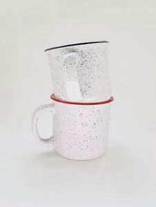 Petite tasse en émail sans couvercle, design classique, plusieurs options de couleurs, pour cadeaux d'affaires, tasse à café, OEM - Product Image 3